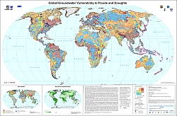 Global map of groundwater vulnerability to floods and droughts