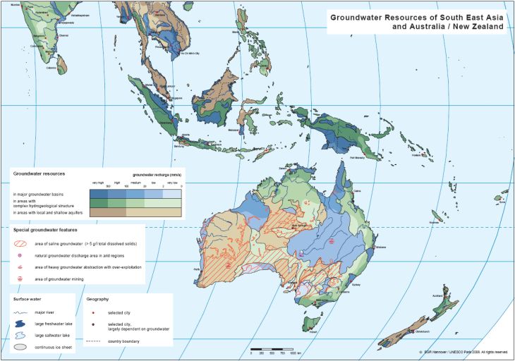 Bgr Whymap Groundwater Resources Map Of South East Asia