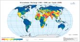 Groundwater Recharge (1961 - 1990) per Capita (2000)